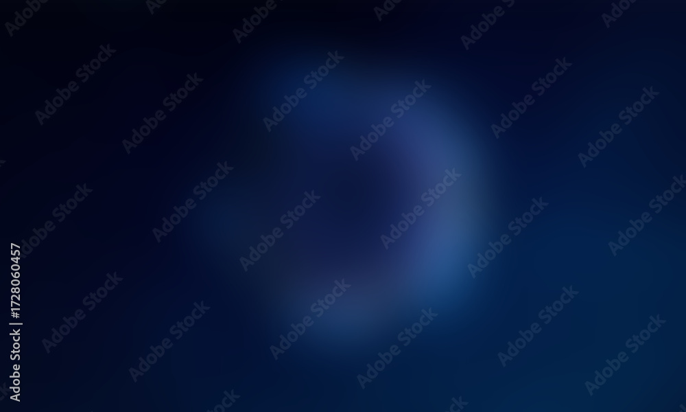 Poster an ethereal dance of light and shadow, where deep blues and purples blend in a soft, abstract sympho
