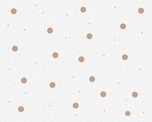 large dots background and small light brown color, crumpled paper effect