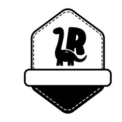 Dinosaur Alphabet Vector Svg Cut File