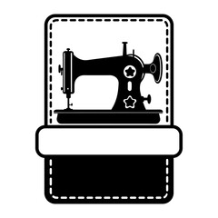 Sewing Machine Vector Svg Cut File
