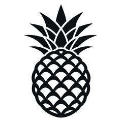 Obraz premium a-pineapple-logo-silhouette-vector-design-eps