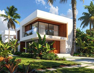 Modern Tropical Home Exterior Design