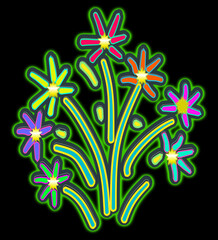 abstract flower background