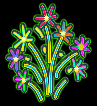 abstract flower background