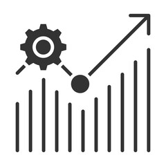 Development Icon Glyph Style. Vector Illustration Design