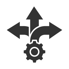 Flexibility Icon Glyph Style. Vector Illustration Design