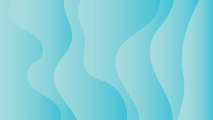 abstract gradient blue wave fluid background vector design