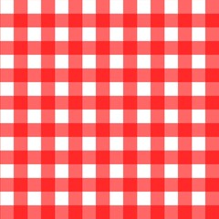 Classic red and white plaid pattern, perfect for rustic, vintage, or cozy designs. A timeless checkered background with earthy tones.