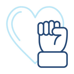 Obraz premium Passion Icon Color Outline Style. Vector Illustration Design