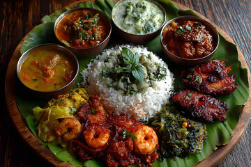 Authentic South Indian full meals