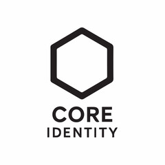 Core Identity Symbol a Foundation for Brands a Modern Geometric Shape