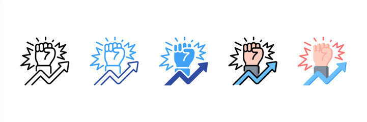 Motivation Multi Style Icon Set