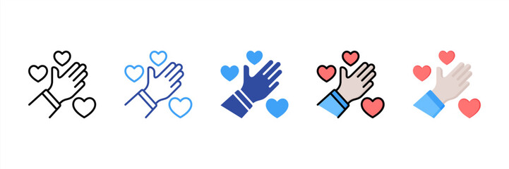 Compassion Multi Style Icon Set