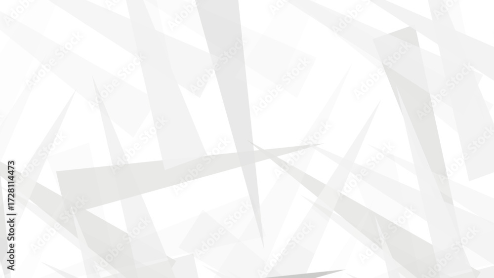 Aufkleber abstract background with white and gray and geometric style with simple lines and corners, triangle 