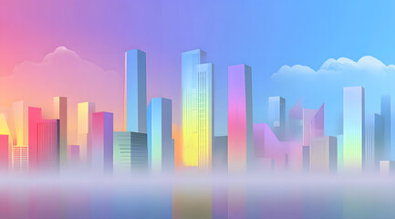 Fototapeta premium abstract city background