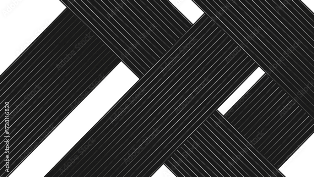 Aufkleber abstract black background with diagonal lines. modern dark abstract vector texture.
