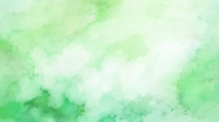 Obraz premium Soft green watercolor with dreamy abstract texture, ideal for art and design projects. Perfect for digital art, websites, and creative content. Suitable for social media and promotions.