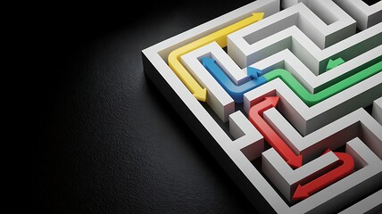 Navigating the maze a conceptual representation of solutions and problem solving strategies