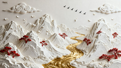 Naklejka premium christmas cookies with icing sugar