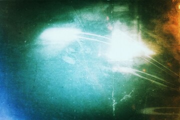 Retro dirty noisy photo film grainy texture background dust scratches damaged effect, abstract grainy light leaks with dirty and dust, grunge and rough texture noisy gradient shape backdrop 