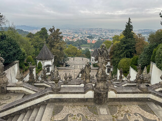 Stairway of Bom Jesus do Monte in Braga, Portugal