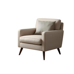 leather sofa isolated on white