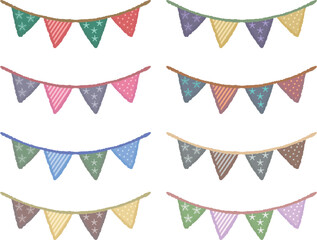 Colorful Garland Set (Flag Decoration)