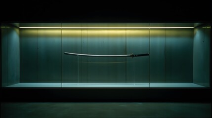 Elegant Katana Presentation with Minimal Composition