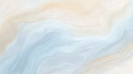 Beige background with pastel blue and cream marble texture for various applications. Use for designs, prints, and soft themes.