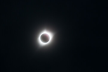 Telephoto of the Eclipsed sun during the great North American Eclispe of 2017.