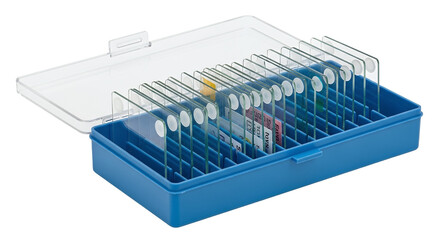 Microscope Slide Storage Box for Laboratory Samples