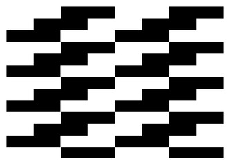 Geometric pattern and wall decor two tone (black and white) blocks 