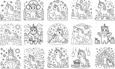 Coloring Pages, Cute, Black And White