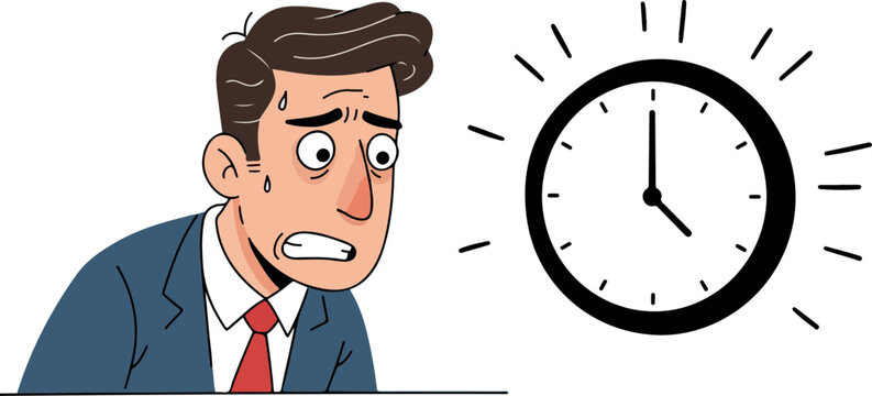 Mans Time Anxiety A Race Against the Clock.