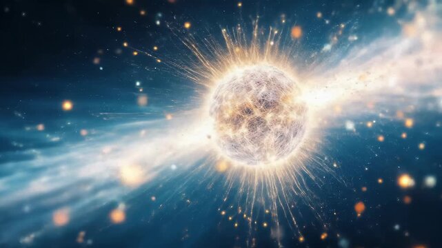 Stellar Burst - A Cosmic Phenomenon of Energy and Light.