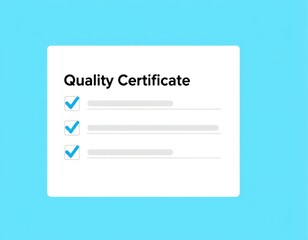 Quality Certificate and Checklist document analyst target marketing planning assignment with quality management Standardization certification Compliance to regulations service and standards ui interfa