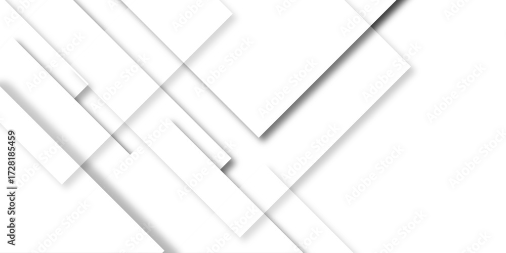 Poster abstract minimal geometric white and gray light banner pattern. white and grey modern minimalistic p
