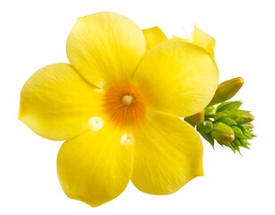 Fototapeta premium Bright yellow flower close-up