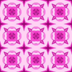 Geometric fabric pattern, geometric background, purple pattern, purple flowers, purple heart shape, geometric fabric pattern, geometric background with purple fabric and purple pine tree.