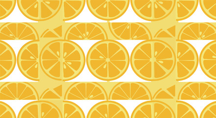 Orange slices pattern creating a vibrant and refreshing design.
