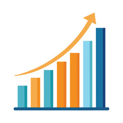 growth chart in fine lines