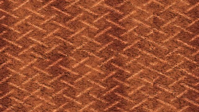 Abstract brown texture with dynamic herringbone pattern, perfect for backgrounds, adding warmth, and creating unique visual effects in motion graphics