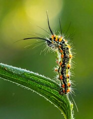 Fototapeta premium Close-up of caterpillar