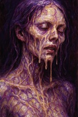 Suffering Entity with Liquefied Skin