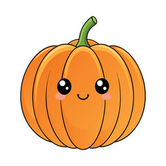  Illustration of Cute Cartoon Pumpkin