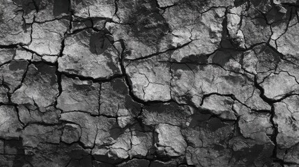 Fototapeta premium Close-up of stone texture resembling concrete, dark gray grunge for designs. Ideal for digital and print media.
