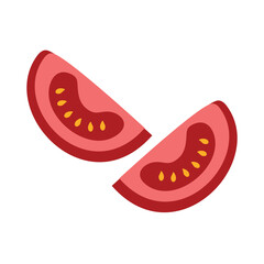 Illustration of a Tomato Slice vegetable