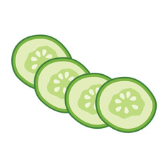 Pile of Pickled Cucumber Slices