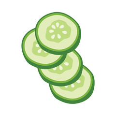 Vegetable Cucumber Cutout