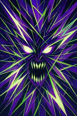 Prismatic Entity with Jagged Smile